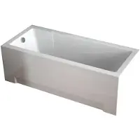 Plazan Modern ligbad acryl 150x70cm wit glans