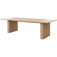 Vind Humle eetkamertafel 100x200/300cm met uitschuifbare naturel.