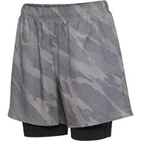 Hummel Sportbroek grijs / zwart
