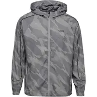 Hummel Sportjas 'AOP' grijs / zwart