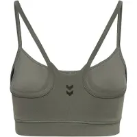 Hummel Sport bh 'PRIMA' stone grey / zwart