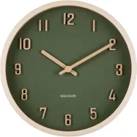 Karlsson Klok Nervadura Small Dark Green Light Wood