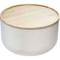 IDesign Mengkom Ro Pansino met Deksel Large Wit 24,8 cm