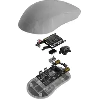 Endgame Gear XM2w 4k v2, versie voor rechtshandigen, optisch, draadloos (RF) + USB Type-A, 30000 DPI, grijs
