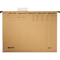 Leitz ALPHA hangmappen 1915, voor formaten tot A4, opening aan de zijkant, 10 stuks