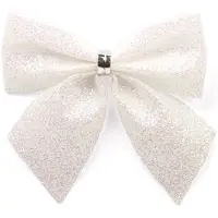 Décoris Kerststrik | | 5 cm | 8 stuks (Wit)