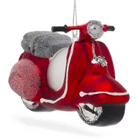 Décoris Scooter kerst ornament | (Glas)