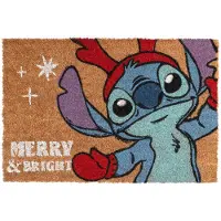 Disney Kerst deurmat | | 60 x 40 cm (Stitch)