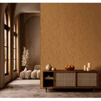 Overig Vliesbehang Antibes An28262 - Oranje-bruin - Koper-goud - 10,05m X 53cm