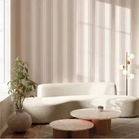 Overig Vliesbehang Classic & Elegant 23674 - Off White - Lichtroze Met Glans - 10,05m X 53cm