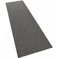 Tapis.fr Binnen- en buitenkleed Navona antraciet 80x250 cm