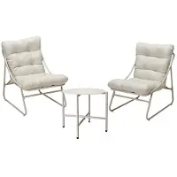 Gardalux Tuinset | | 3-delig (Staal, Beige)