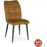 Bommel Wonen Eetkamerstoel Emma - zachte velvet - Movie Curry - 1+1 gratis - OP=OP