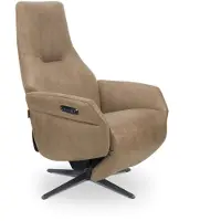 De Bommel Meubelen Relaxfauteuil (elektrisch/zwart) Opera - Microleder Oxx Liver