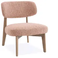 De Bommel Meubelen Fauteuil Yasmin - stof Lodge Blossom - poot eiken naturel - Japandi - OP=OP
