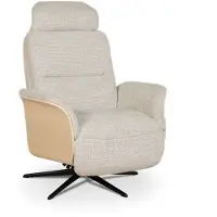 Bommel Wonen Relaxfauteuil Cadiz - handmatig - stof Coco Champagne