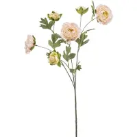 Emerald Ranunculus spray lt pink 78 cm kunstplant