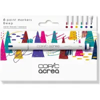 Copic Acrea Paint Marker 6-set Deep Colours