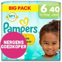 Pampers 3x Premium Protection Luiers Maat 6 (13-18 Kg) 40 Stuks