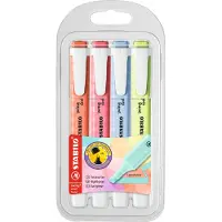 Stabilo Swing Cool 275/4-08-1 Tekstmarker Kleurenassortiment Breed Beitelpunt - 4 Stuks