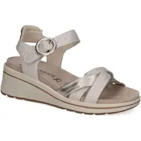 Caprice Sandalen met riem crème