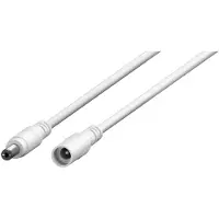 Goobay DC verlengkabel | | 10 meter | 5.5 x 2.1 mm (5A, 24 V, Wit)