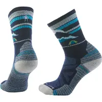 Smartwool - Women's Hike Light Cushion New Pattern Crew Socks - Wandelsokken 34-37, blauw