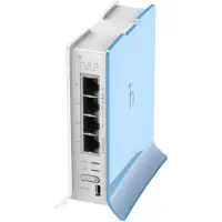 Mikrotik RB941-2ND-TC draadloos toegangspunt (WAP) 300 Mbit/s Blauw, Wit
