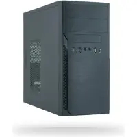 Chieftec Micro ATX behuizing - - ELOX HO-12B - Zwart - 3 bays - STAL SECC