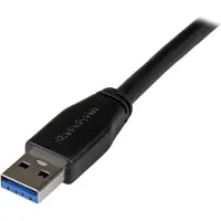StarTech.com Actieve USB 3.0-kabel USB-A naar USB-B - STARTECH - 10 m - Zwart