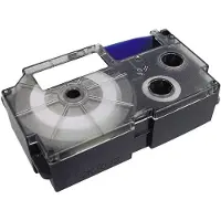 Casio XR-9X1 Labeltape Tapekleur: Transparant Tekstkleur: Zwart 9 mm 8 m