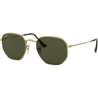 Ray-Ban zonnebril zeshoekige RB3548N 001/58 Gold G-15 groen gepolariseerd