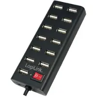 Logilink UA0126 - Hub - USB 2.0 - Zwart