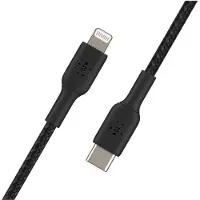 Belkin Braided USB-C-naar-Lightning 2 Meter Zwart