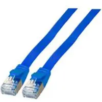 PROCABLE Netwerkkabel | Cat6a U/FTP | 3 meter (100% koper, Plat, Blauw)