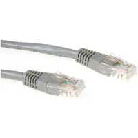 ACT Grijze 20 meter U/UTP CAT6 UTP kabel met RJ45 connectoren IB8020