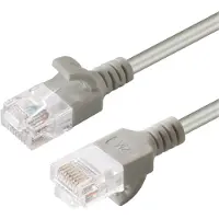 Microconnect V-UTP60025-SLIM 0.25m Cat6 U/UTP (UTP) Grau Netzwerkkabel