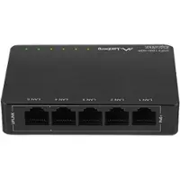 Lanberg DSP3-1005-60W Switch 5X 1GB DSP+ (4 DSP 30W/Port Max 60W) Desktop