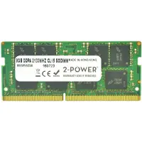 2-Power MEM5503A, 8 GB, 1 x 8 GB, DDR4, 2133 MHz, Groen