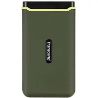 Transcend ESD380C 500 GB Externe SSD harde schijf USB-C 3.2 Gen 2 Legergroen TS500GESD380C