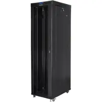 Lanberg - FF01-8047-12BL - Vrijstaand rack 47U/800X1000 - serverrack - serverkast - glazen deur - Patchkast - Netwerkoplossing - IT professional