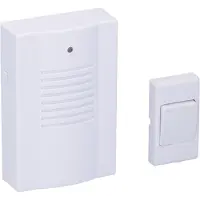 Grundig Draadloze deurbel, LED en 16 geluiden - 30m bereik