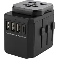 Microconnect Reisadapters, Wereldreisadapter, 3 USB A