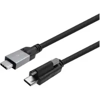 VivoLink USB-C Schroef naar USB-C Kabel, USB-kabel