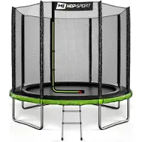 Hop-Sport Hop Sport HS-T08A – Trampoline – Ø244 cm 8FT – Buitennet Veiligheidsnet – Incl. Ladder
