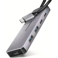 Axagon HMC-5H60 Hub 5 in 1, USB-C 5Gbps, 2x USB-A, 1x USB-C, HDMI 4k/60Hz, PD 100W, USB-C kabel 15cm