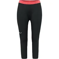 Salewa - Women's Cristallo Warm AMR 3/4 Tight - Merino-ondergoed 42, zwart