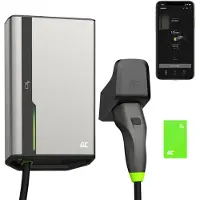 Green Cell Laadstations voor elektrische auto's, GC EVGC021B2275 - Wandbox, 3,6 - 22 KW, 7,5 m, NFC (Type 2, 22 kW, 32 A)