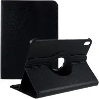 Just in Case Rotating 360 Case Voor Apple Ipad 2025 (11th Gen) / 2022 (10th - Zwart