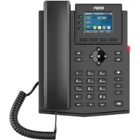 Fanvil X303-2 Draad IP-telefoon, Telefoon, Zwart